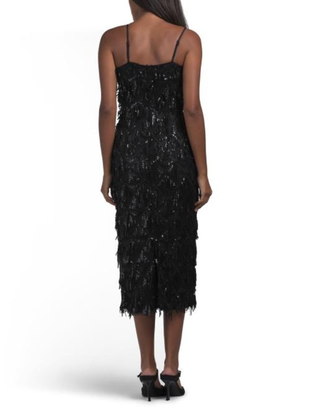 ENDLESS ROSE Diagonal Sequins Slip Dress - Picture 2 of 2